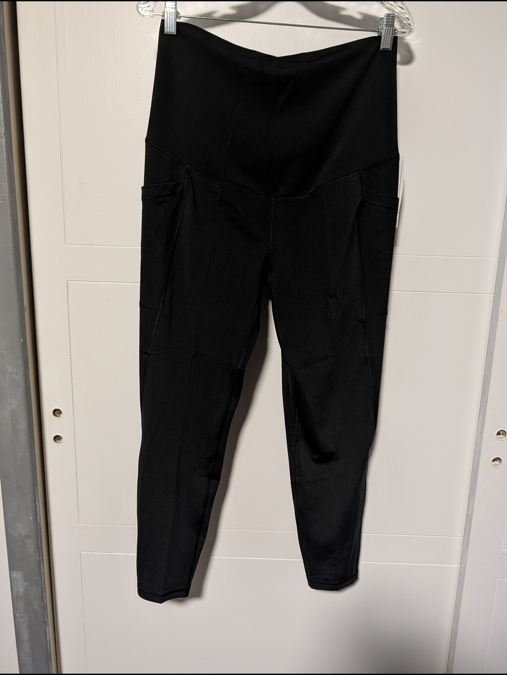 Isabel High-Waist Black Maternity Leggings